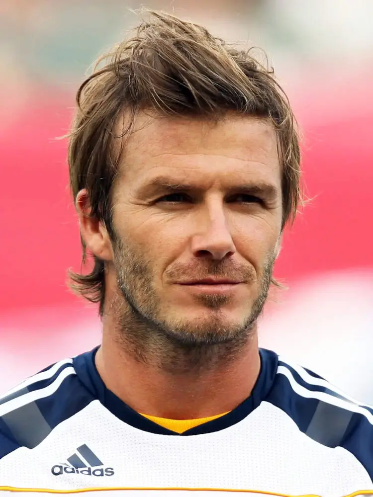 Beckham's On-Field Hand-Tossed Strands haircut