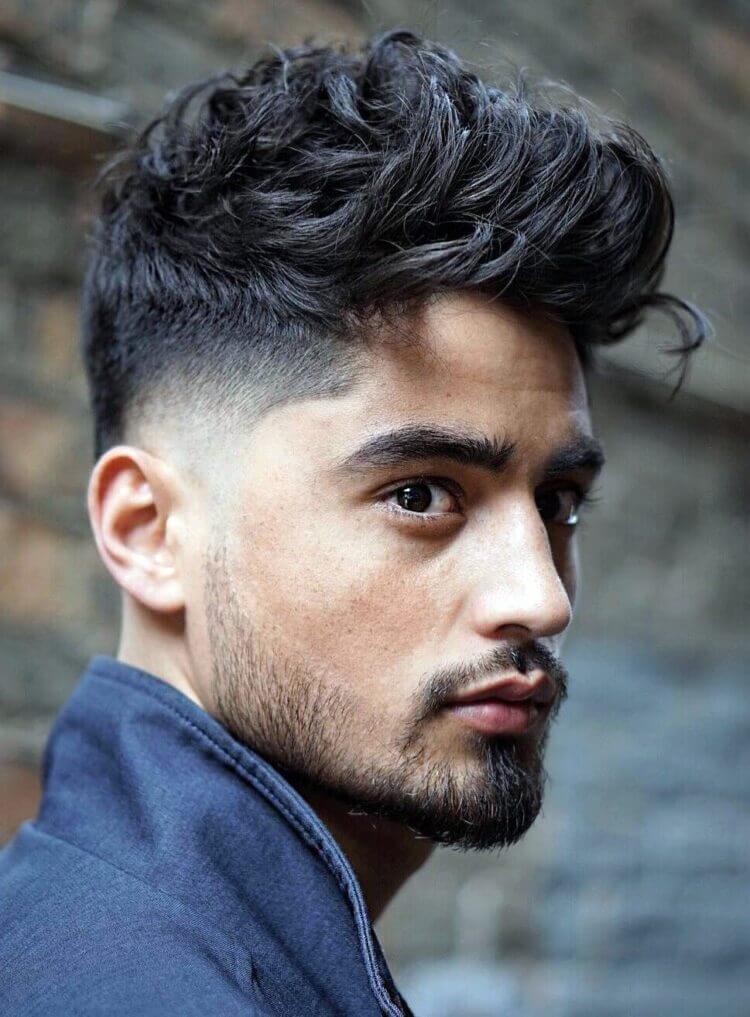 High Volume Top with Subtle Low Fade haircut