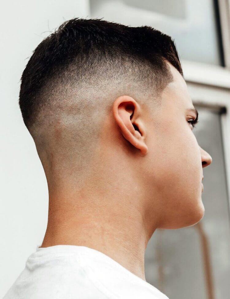 Neat and Clean Mid Fade haircut