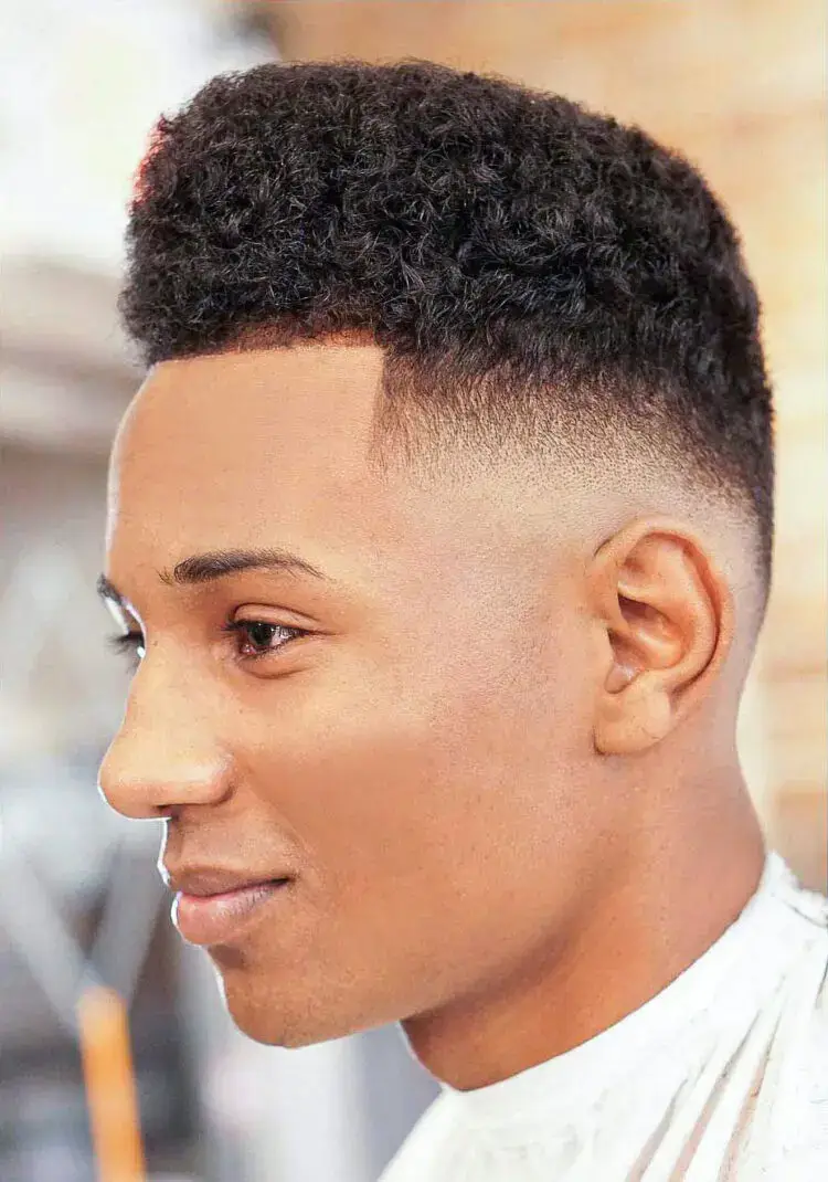 Afro Taper Fade haircut
