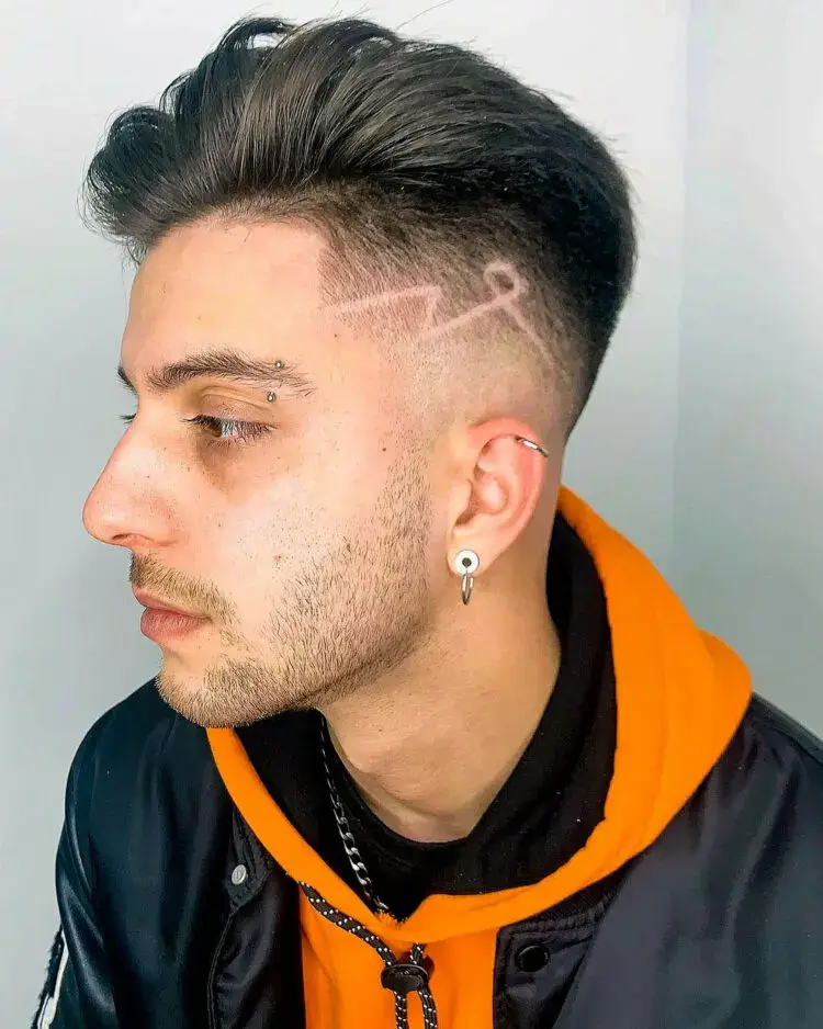 Brushed Mid Fade & Linework