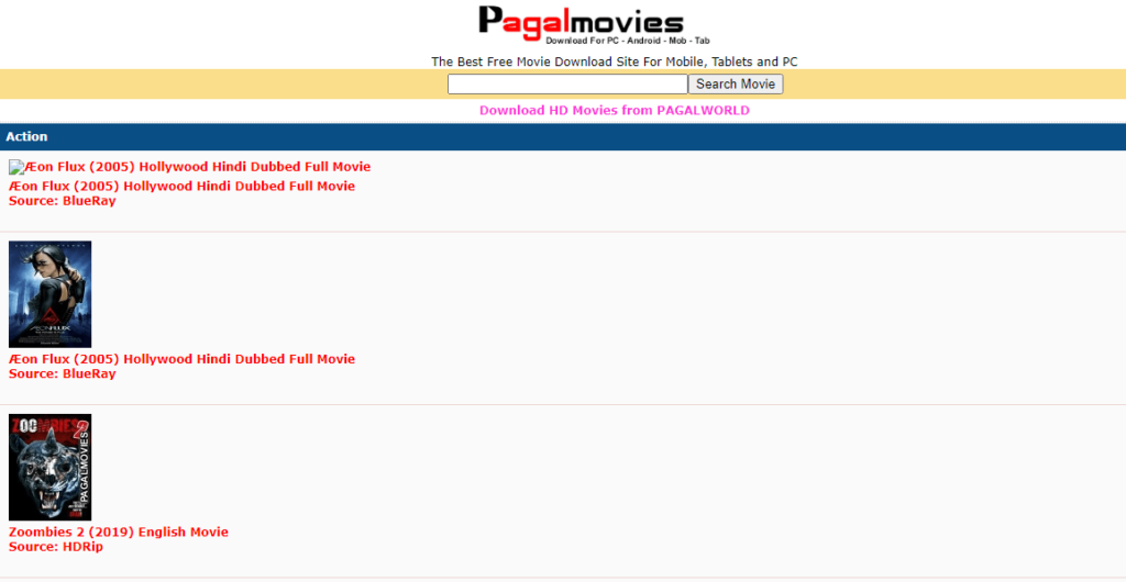 Bollywood movies for free download on Pagalmovies