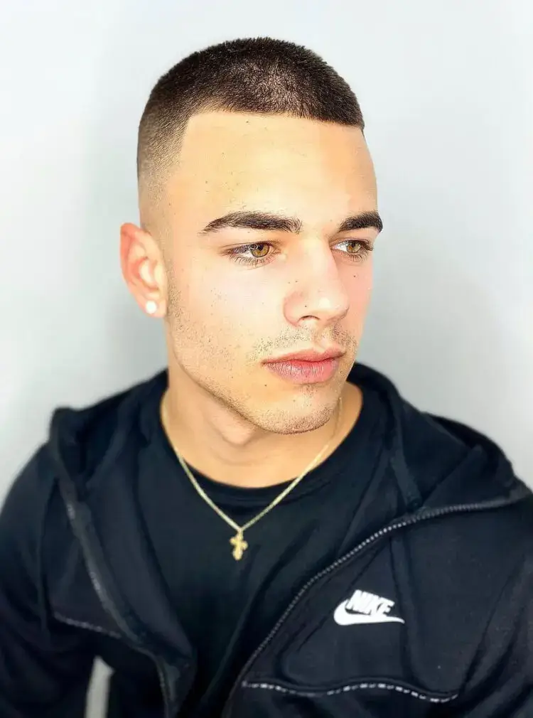 Buzz Cut with Tape up hairstyle