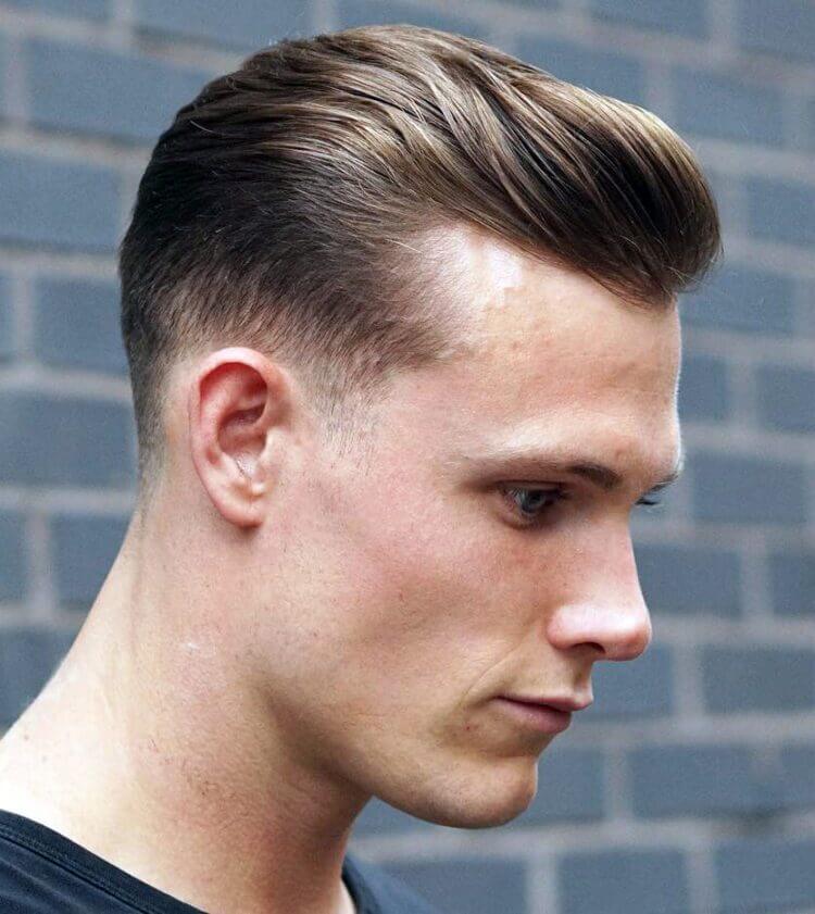 Classic Taper and Blow Back haircut