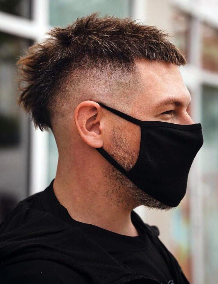 Unique High Fade with Short Top haircut