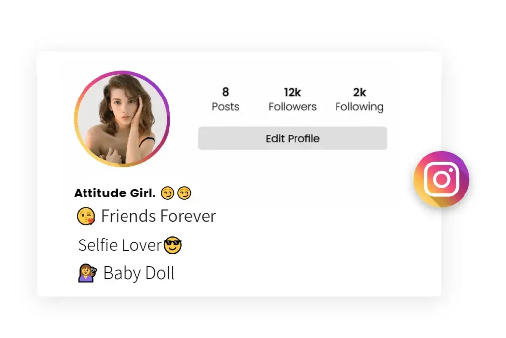 Simple Instagram Bio for Girls
