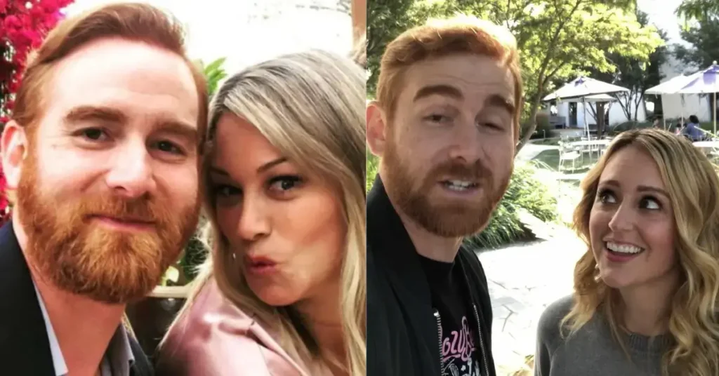 who is andrew santino wife